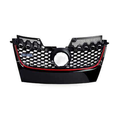 Front Grille Suitable for VW Golf 5 GTI Jetta GLI 06-09 Modified Red Chrome - ZT3