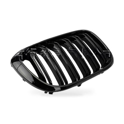 Front Grille Suitable for BMW X3 X4 G01 G02 2018-2021 Single Line Matte Black - ZT2