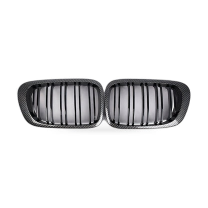 Carbon Fiber Twin Line Bumper Grille Suitable for BMW E46 M3 Coupe 1998-2002 - ZT2