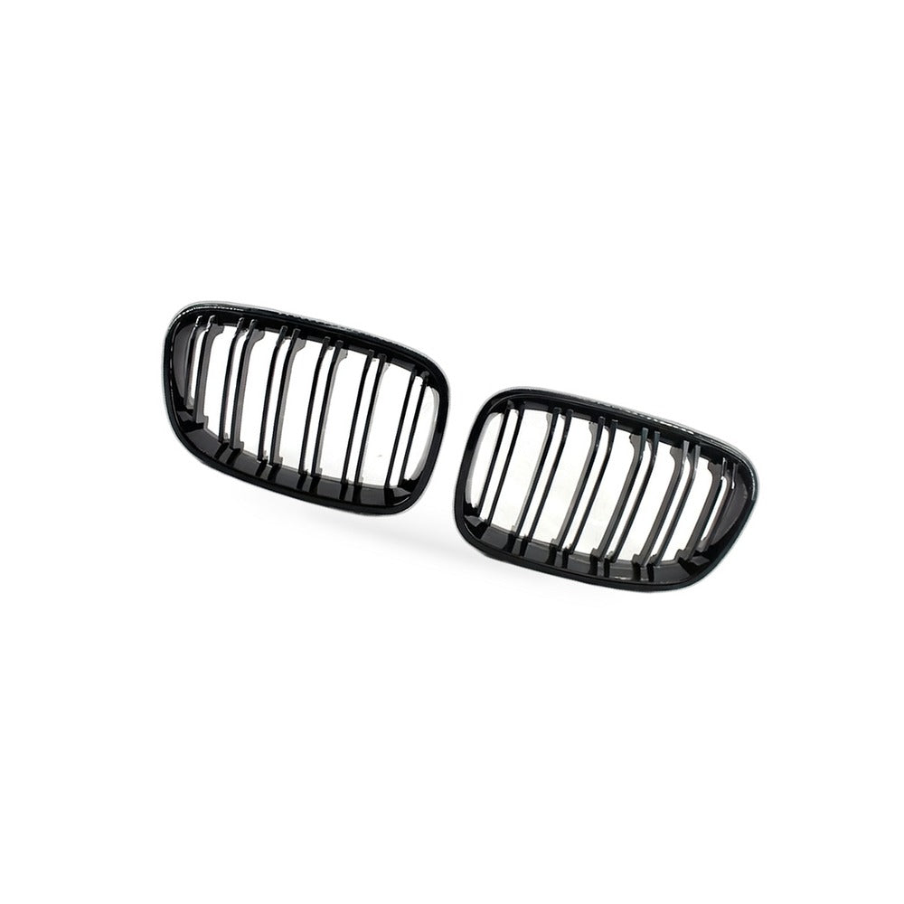 Gloss Black Red Yellow Dual Line Grille Suitable for BMW 1 Series F20 2011-2014 - BD1