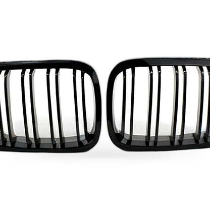 Double Line Front Grille Suitable for BMW 3 Series E46 M3 1998-2002 - XQ1