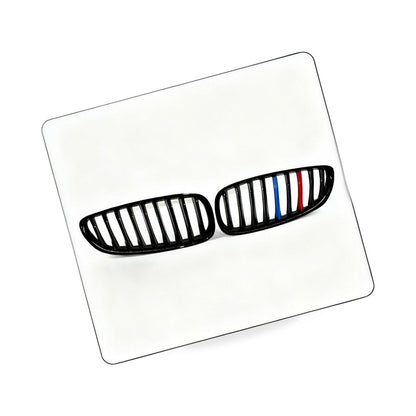 Gloss Black M-Style Front Kidney Grille Pair Suitable for BMW Z4 E89 09-16 - BD2
