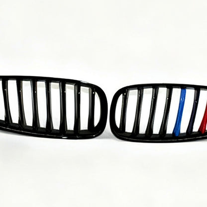 Gloss Black M-Style Front Kidney Grille Pair Suitable for BMW Z4 E89 09-16 - XQ1