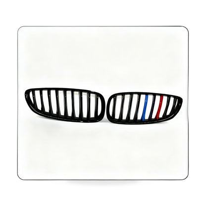 Gloss Black M-Style Front Kidney Grille Pair Suitable for BMW Z4 E89 09-16 - ZT2