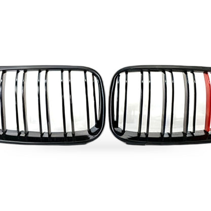 Dual Line Tri-Color Front Grille Suitable for BMW 3 Series E92 E93 2010-2014 - XQ1
