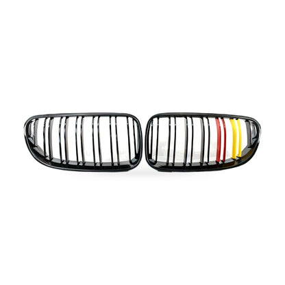 Dual Line Tri-Color Front Grille Suitable for BMW 3 Series E92 E93 2010-2014 - ZT2