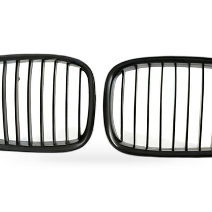 Modified Grille Front Face Suitable for BMW 5 Series E39 1996-1998 Matte Black - XQ1