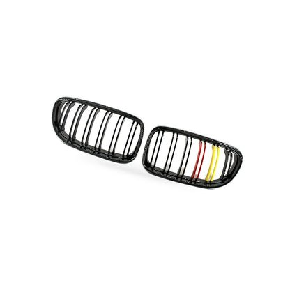 Gloss Black Red Yellow Center Grille Suitable for BMW 3 Series E90 E91 09-12 - BD1
