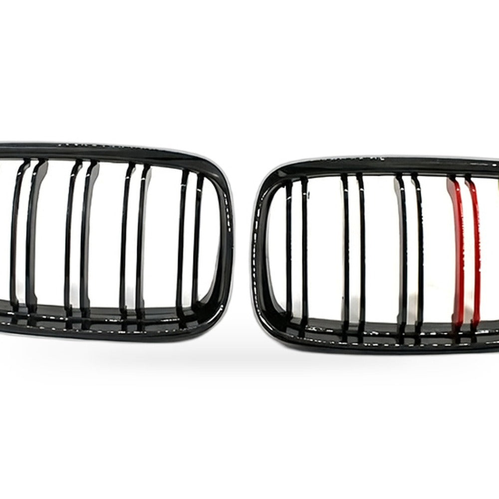 Gloss Black Red Yellow Center Grille Suitable for BMW 3 Series E90 E91 09-12 - XQ1