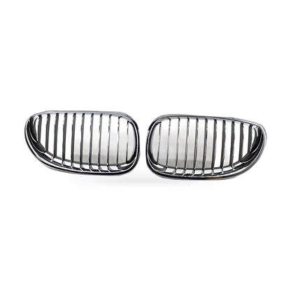 Semi-Chrome Plated Front Grille Suitable for BMW 5 Series E60 E61 2004-2009 - ZT2