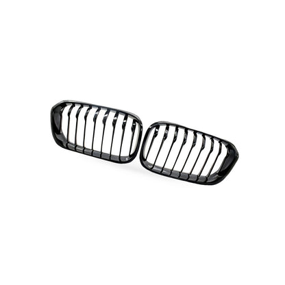 Gloss Black Grille Single Line Grille Suitable for BMW 1 Series F20 2015-2017 - BD1