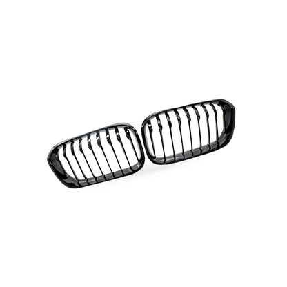 Gloss Black Grille Single Line Grille Suitable for BMW 1 Series F20 2015-2017 - BD2
