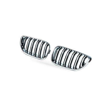 Grille Suitable for BMW 2 Series F22 F23 2014-2018 Chrome Frame Gloss Black - BD1
