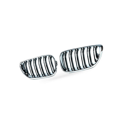 Grille Suitable for BMW 2 Series F22 F23 2014-2018 Chrome Frame Gloss Black - BD2