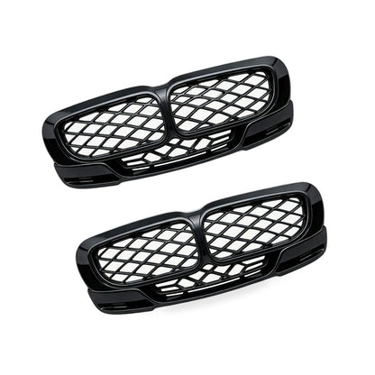 Carbon Gloss Black Double Line Grille Suitable for BMW 3 E90 E91 09-12 - BD4