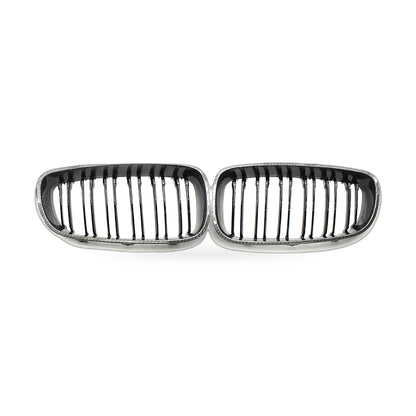 Carbon Gloss Black Dual Line Front Grille Suitable for BMW 3 GT F34 2014-2017 - ZT2