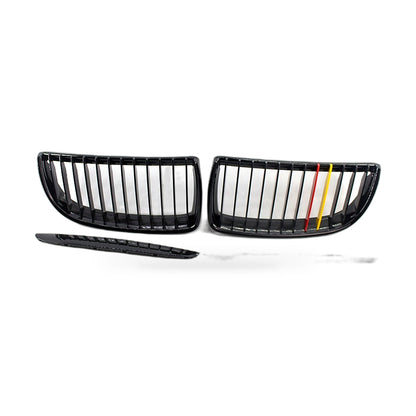 Gloss Black Red Yellow Front Grille Suitable for BMW 3 Series E90 E91 2006-2008 - ZT2