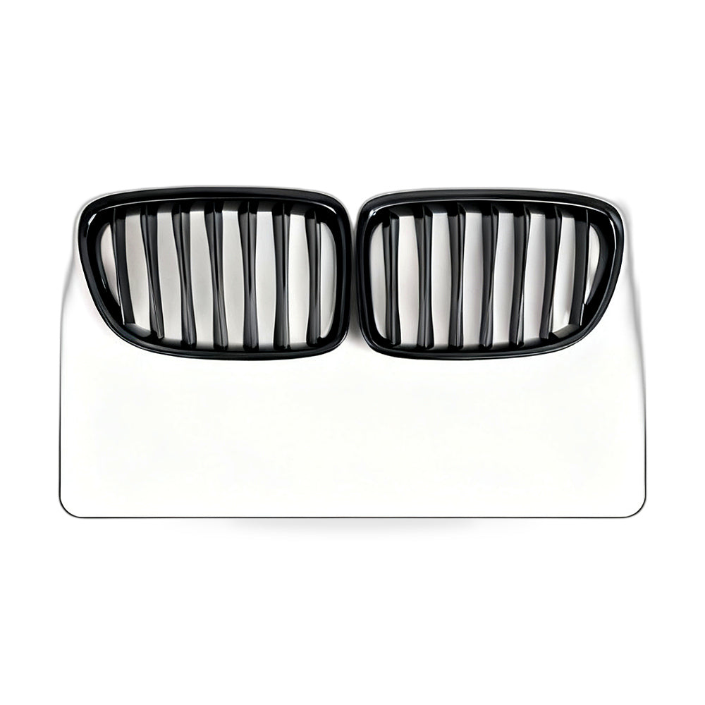 Front Grille Suitable for BMW X1 E84 2010-2015 Gloss Black Single Line - ZT2