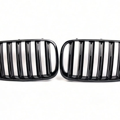 Gloss Black Front Grille Mesh Suitable for BMW X3 E83 2007-2010 51113420089 - XQ1