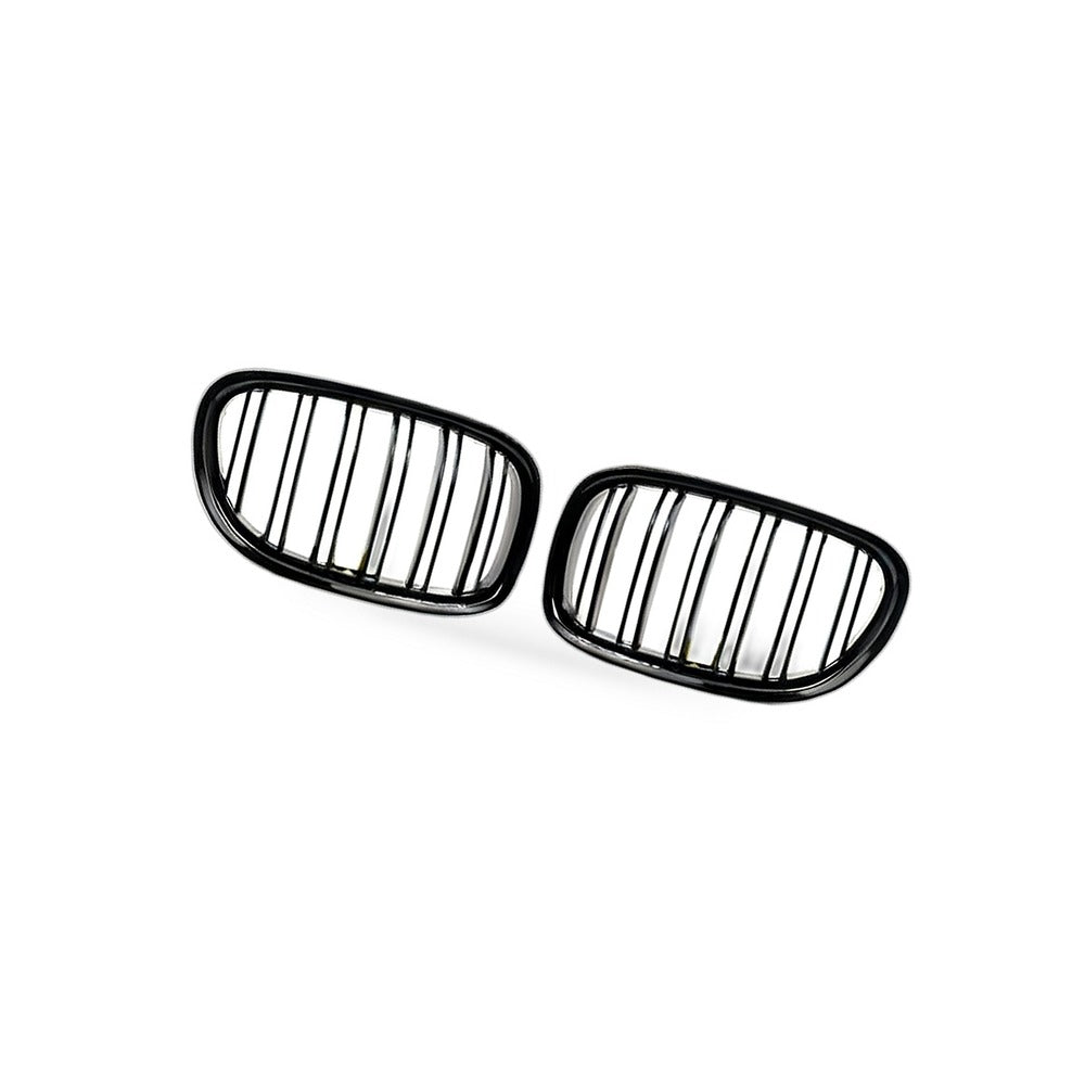 Double Bar Gloss Black Grille Suitable for BMW 7 Series F01 F02 2009-2015 - BD1