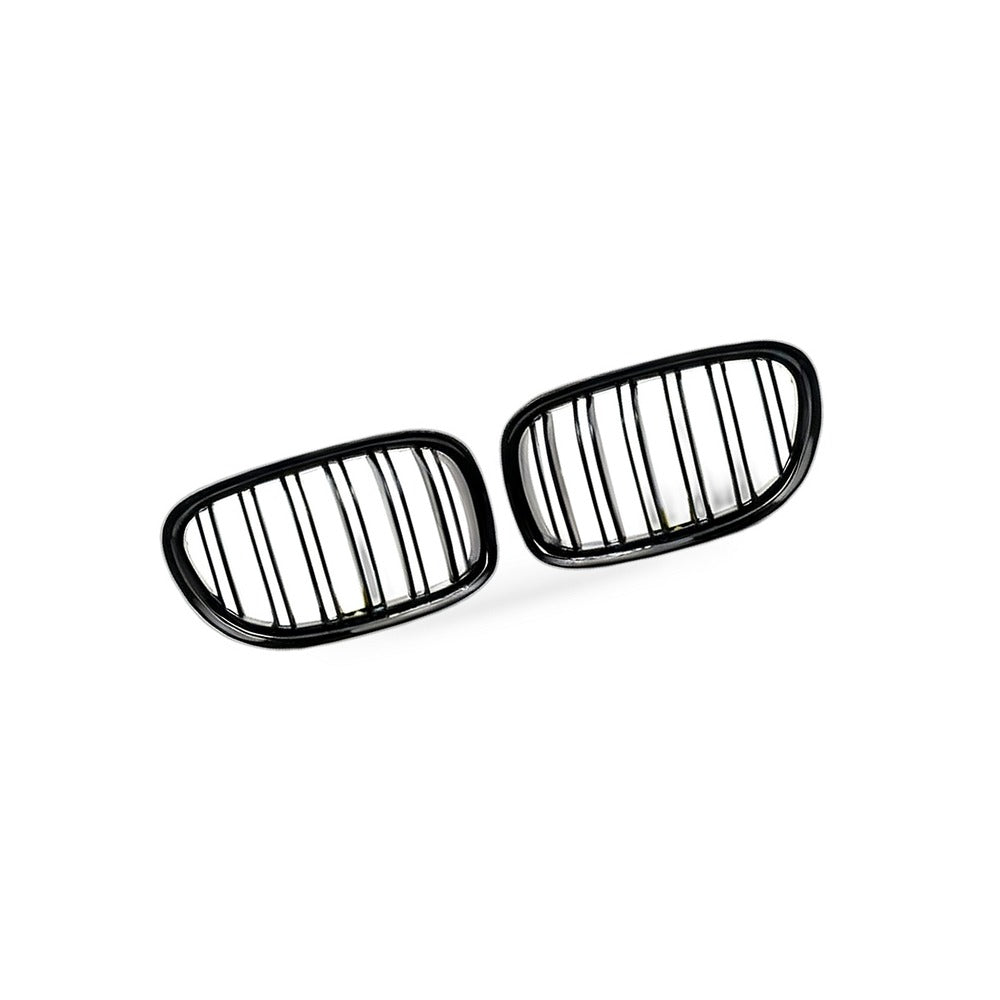Double Bar Gloss Black Grille Suitable for BMW 7 Series F01 F02 2009-2015 - BD2