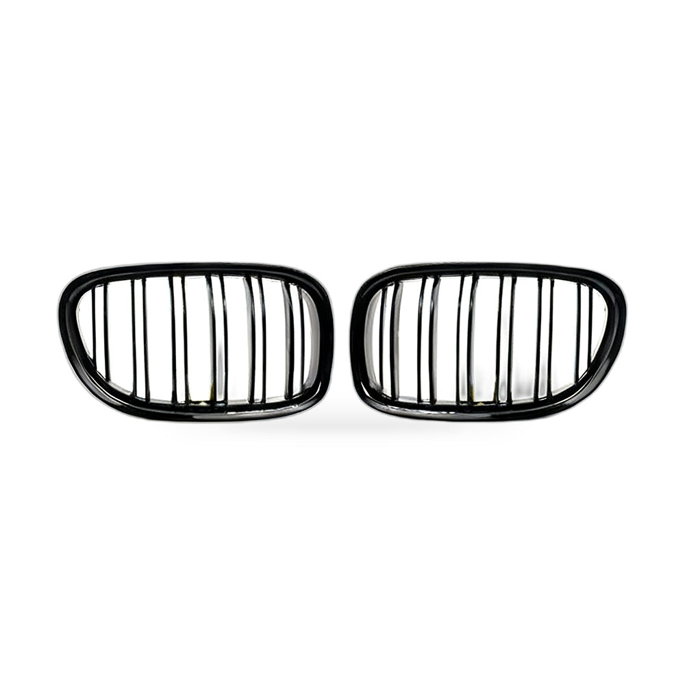 Double Bar Gloss Black Grille Suitable for BMW 7 Series F01 F02 2009-2015 - ZT2