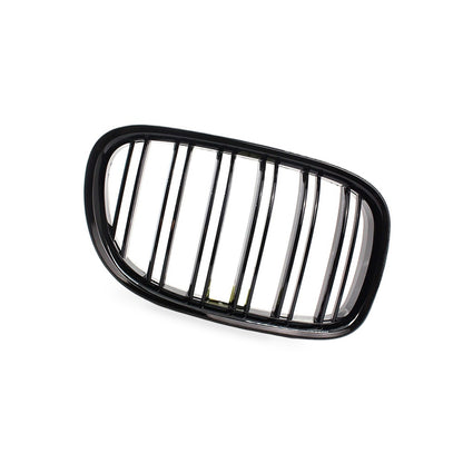 Gloss Black Double Line M Style Grille Suitable for BMW 7 Series F01 F02 - BD3