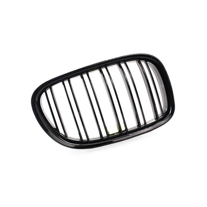 Gloss Black Double Line M Style Grille Suitable for BMW 7 Series F01 F02 - BD4