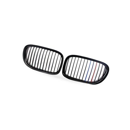 Gloss Black M-Style Grille Front Face Suitable for BMW 7 Series F02 F01 - BD1