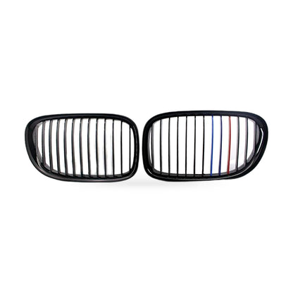 Gloss Black M-Style Grille Front Face Suitable for BMW 7 Series F02 F01 - ZT2