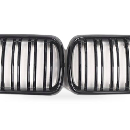 Black Double Line Grille Front Bumper Suitable for BMW 3 Series E36 1997-1999 - XQ1