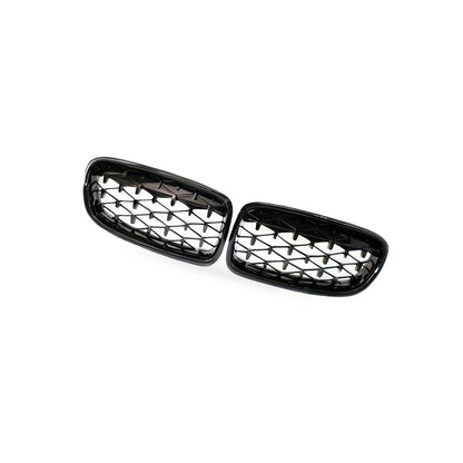Front Meteor Semi-Chrome Grille Suitable for BMW 3 Series F30 F35 2013-2019 - BD1