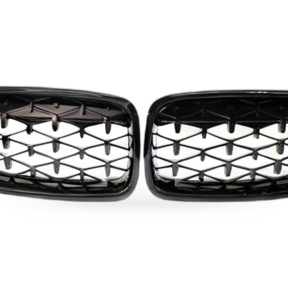 Front Meteor Semi-Chrome Grille Suitable for BMW 3 Series F30 F35 2013-2019 - XQ1