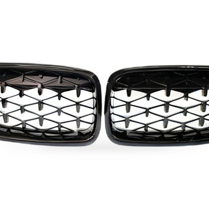 Front Meteor Semi-Chrome Grille Suitable for BMW 3 Series F30 F35 2013-2019 - XQ1