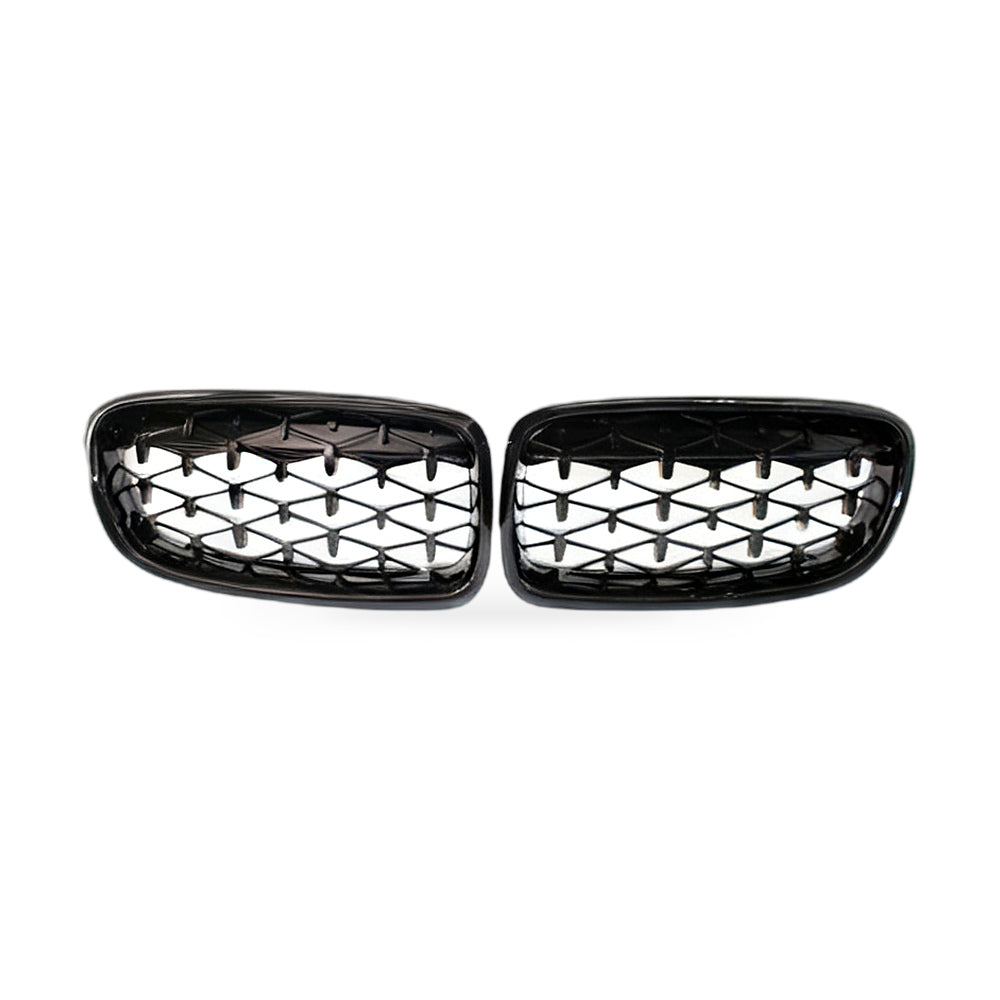 Front Meteor Semi-Chrome Grille Suitable for BMW 3 Series F30 F35 2013-2019 - ZT2