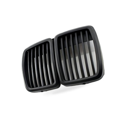 Modified Front Bumper Grille Suitable for BMW 3 Series E30 1982-1994 Matte Black - BD2