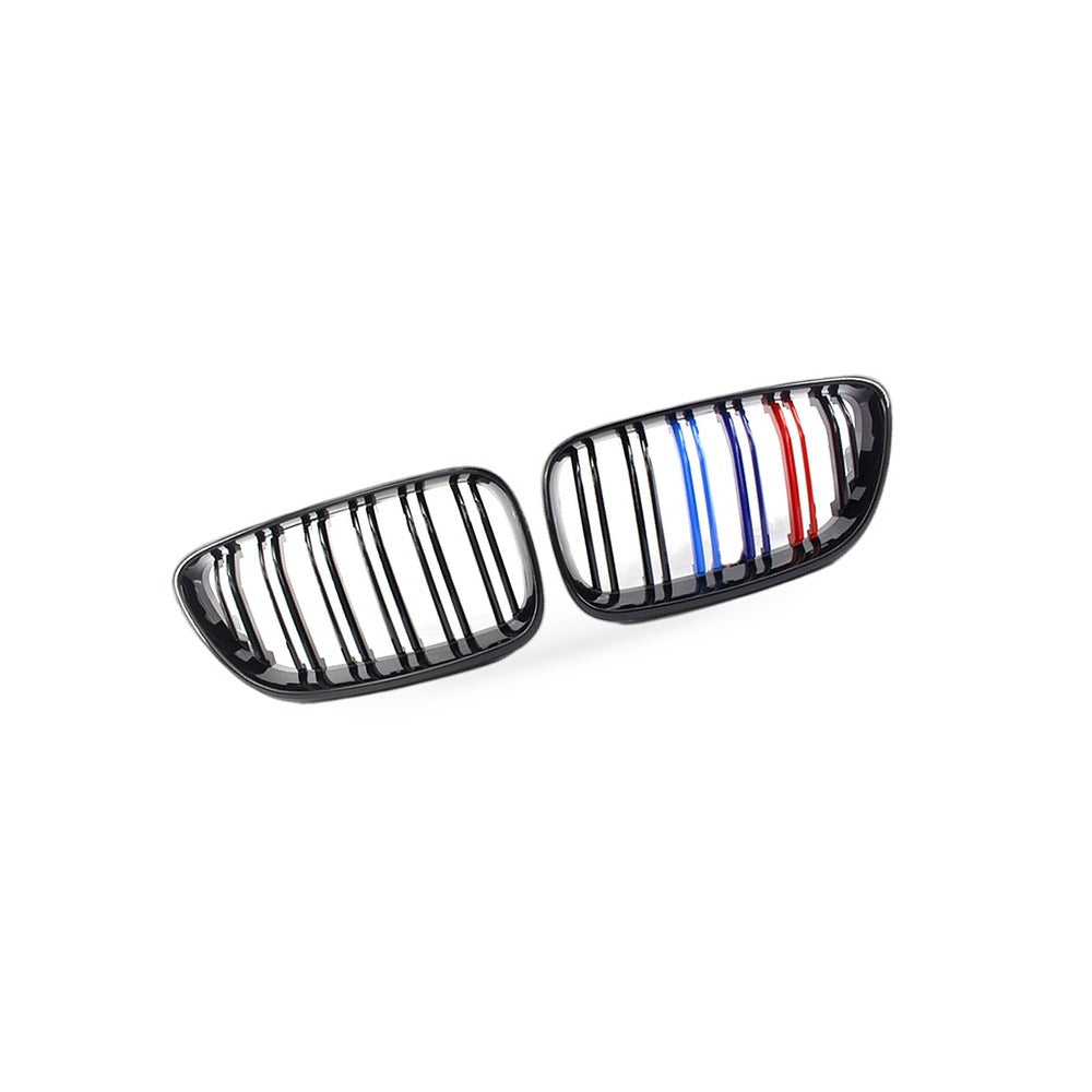 Gloss Black M Style Double Slat Grille Suitable for BMW 2 Series F22 F23 - BD2