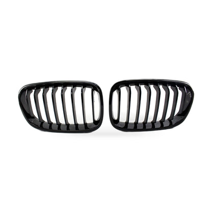 8-Column Gloss Black Front Grille Suitable for BMW 1 Series F20 F21 2011-2014 - ZT2