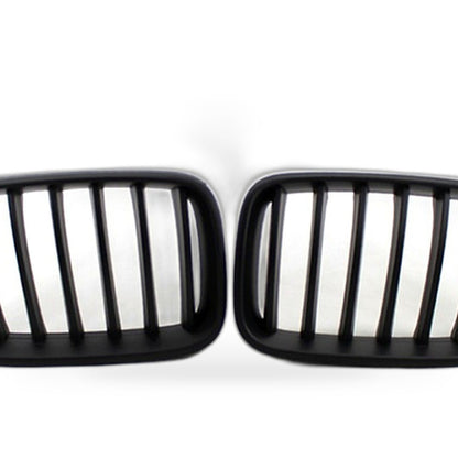 BMW F25 F26 14-16 Front Bumper Grille X3 X4 Single Line Grille [Matte Black Single Line] - XQ1