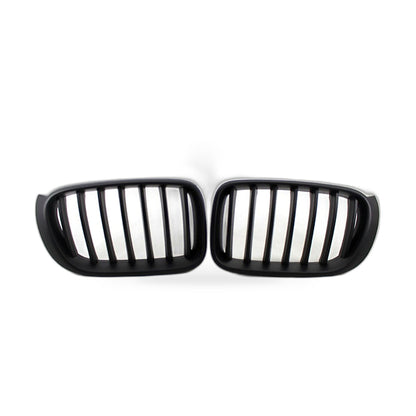 BMW F25 F26 14-16 Front Bumper Grille X3 X4 Single Line Grille [Matte Black Single Line] - ZT2