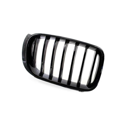 BMW X3 X4 Grille F25 F26 Single Line Glossy Black Tricolor Front Grille - BD1