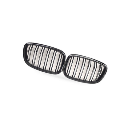 10-16 BMW 5 Series F07 GT Gloss Black Double Line Grille Suitable for 535i 550i - BD1
