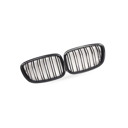 10-16 BMW 5 Series F07 GT Gloss Black Double Line Grille Suitable for 535i 550i - BD2