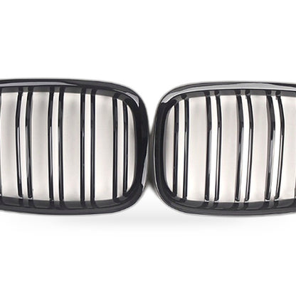 10-16 BMW 5 Series F07 GT Gloss Black Double Line Grille Suitable for 535i 550i - XQ1