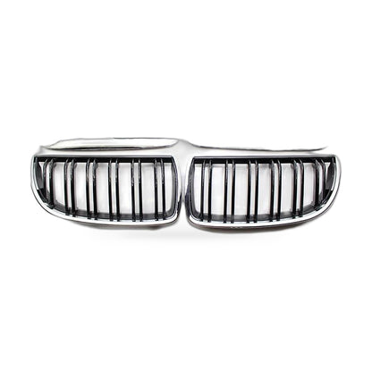 BMW 3 Series E90 E91 06-08 Modified Chrome Double Line Grille Double Bar Grille - ZT2