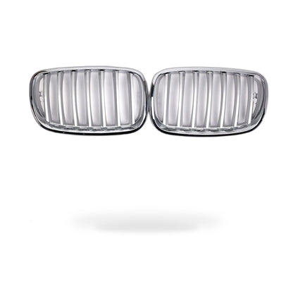 BMW X5 E70 07-13 Modified Front Bumper Grille Intake Grille Mesh Chrome Style - ZT2