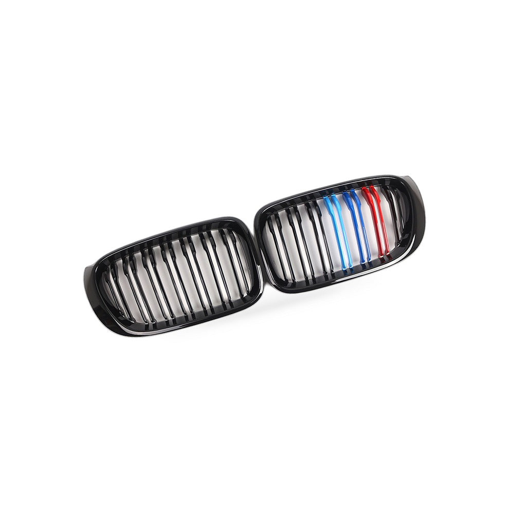 Suitable for BMW X3 X4 F25 F26 2014-2017 M Style Dual Line Gloss Black Front - BD4