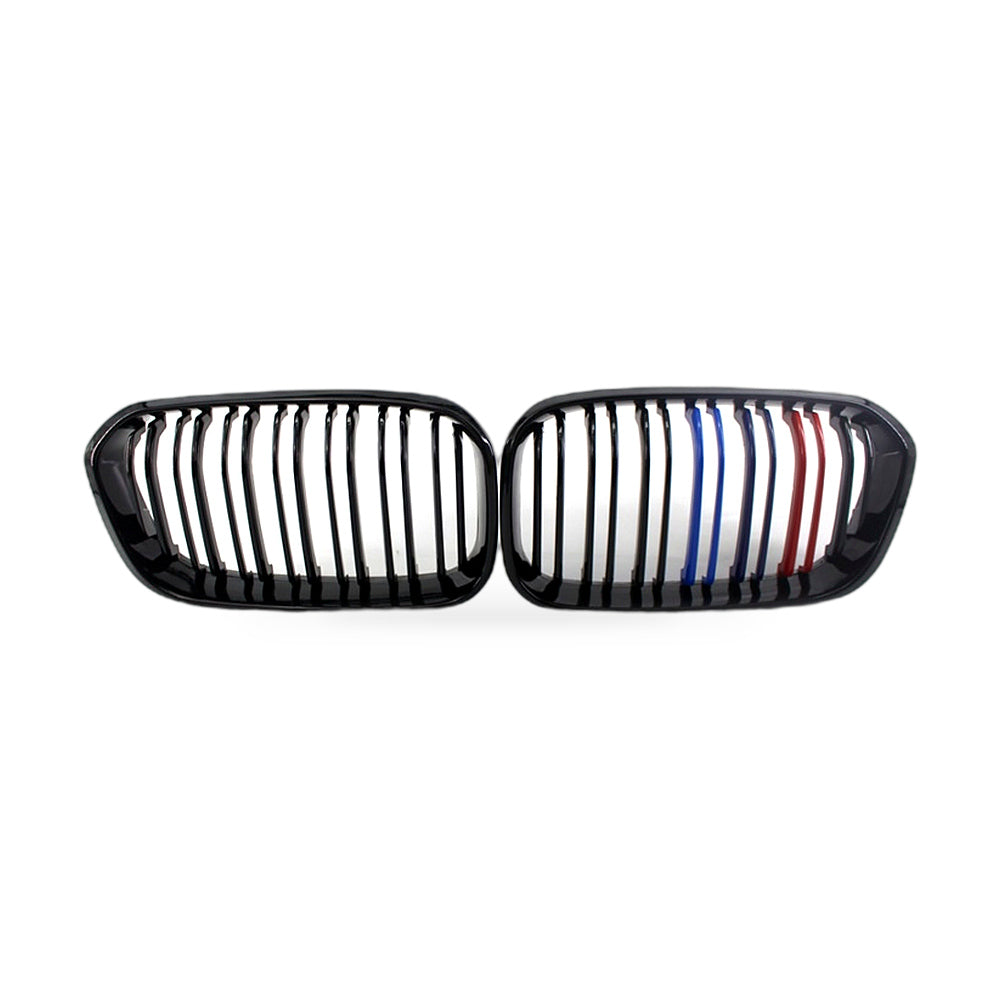 Dual Line M Style Gloss Black Grille Suitable for BMW 1 Series F20 F21 2015-2017 - ZT2