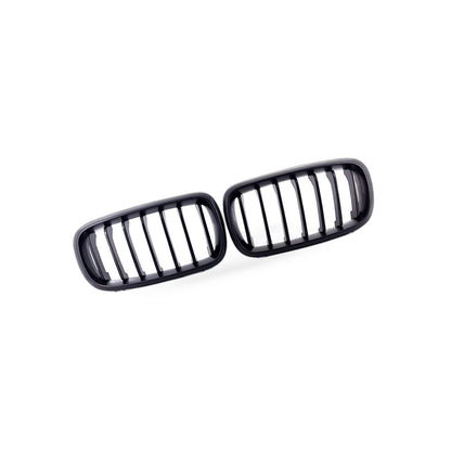 Suitable for BMW X5 F15 X6 F16 2014-2017 Matte Black Single Line Front Bumper - BD2
