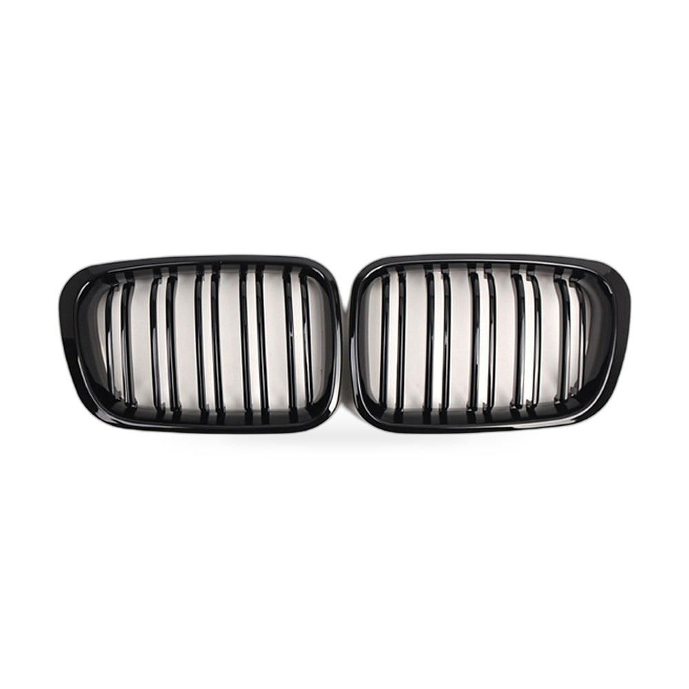 Front Grille Mesh Suitable for BMW 3 Series E46 Sedan 1998-2001 Matte Black - ZT2